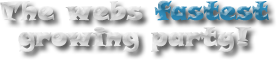 The webs fastest growning party